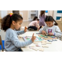 Getalbegrip - hoeveelheden tot 6 | Educo | Legpuzzel | Met omkeerstukken | 24 puzzelstukken | KEEROM.