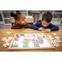 Getalbegrip - hoeveelheden tot 12 | Educo | Legpuzzel | Met omkeerstukken | 35 puzzelstukken | KEEROM.