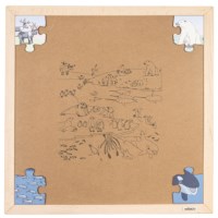 Leefgebieden - poolstreken | Educo | Legpuzzel | 49 puzzelstukken | NATUURLIJK.