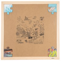 Leefgebieden - koraal | Educo | Legpuzzel | 49 puzzelstukken | NATUURLIJK.