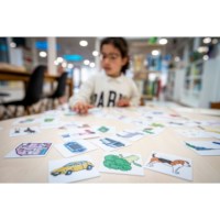 Combineer de 3 plaatjes | Educo | Spelkist | WOORDLINK.