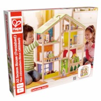 Poppenhuis alle seizoenen | HAPE | inclusief meubilair