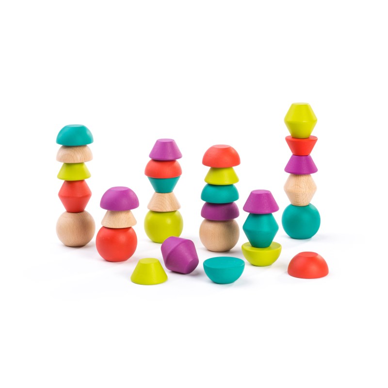 Stapelblokken | Miniland | 30-delig