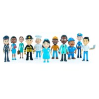 Poppenfiguurtjes beroepen | Miniland | Cartoon | 11-delig