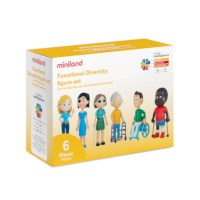 Poppenfiguurtjes handicaps | Miniland | Cartoon | 6-delig