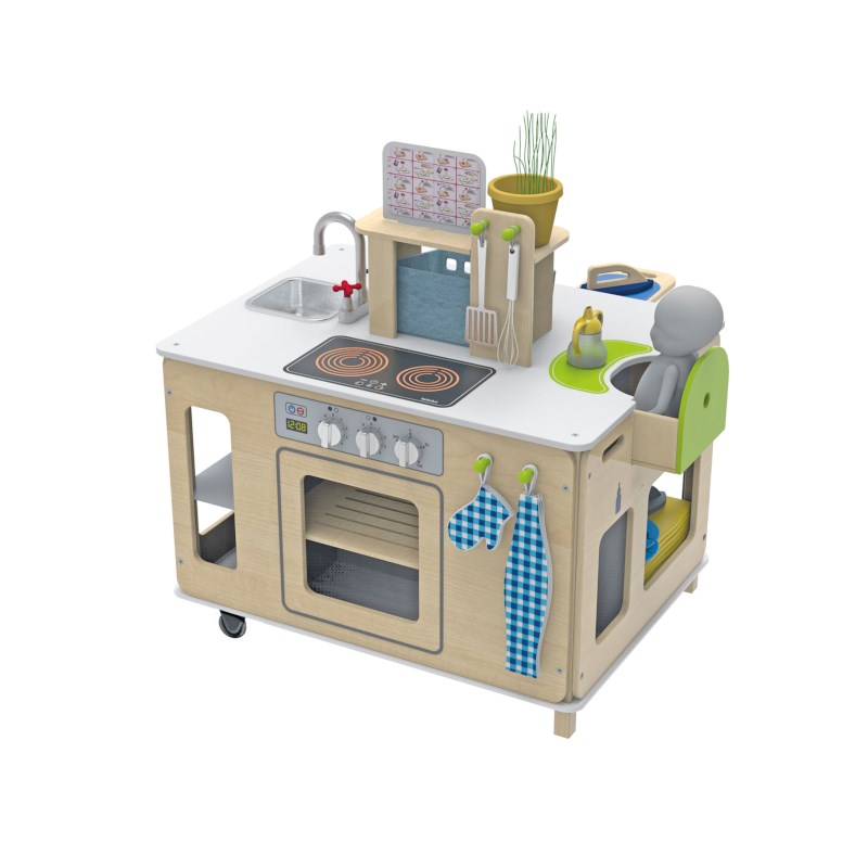 Huishoudhoek 4-in-1 | Beleduc