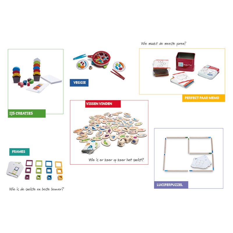 Binnenspelpakket | 6 spellen