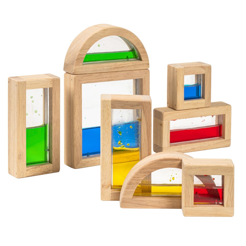 Sensorische blokken | Met water | 8-delig