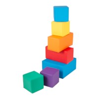 Softplay constructieblokken | Megaform | Set à 7 stuks