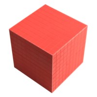 Duizendkubus rood | Wissner | MAB materiaal