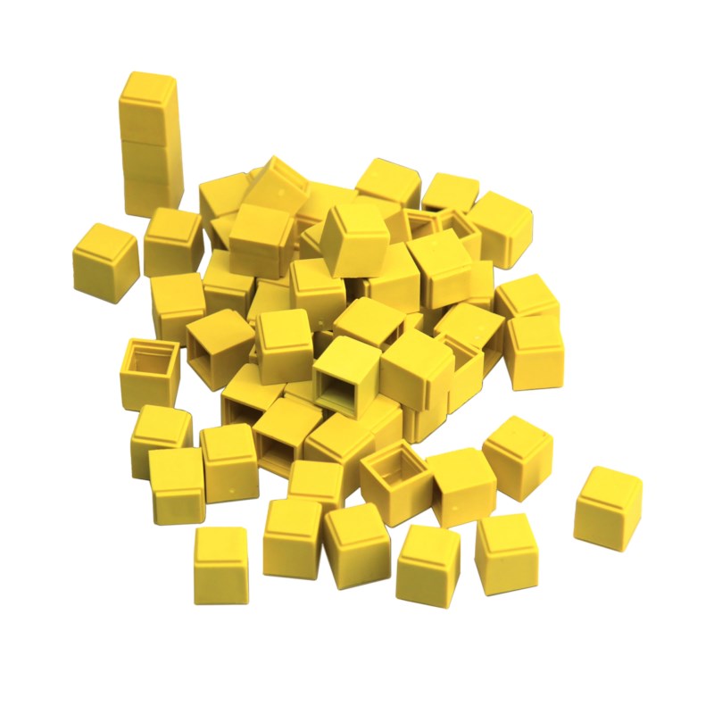 Eenhedenblokjes geel | Wissner | MAB materiaal | 100 stuks