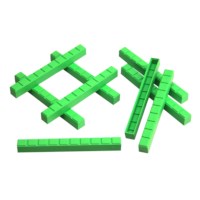 Tienstaven groen | Wissner | MAB materiaal | 50 stuks