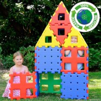 Constructieset XL | Polydron | Gekleurd