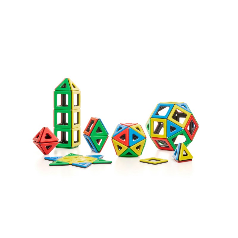 Magnetische bouwblokken | Polydron | 96-delig