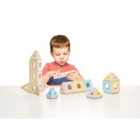Magnetische bouwblokken | Polydron | Pastel | 48-delig