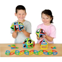 Magnetische bouwblokken | Polydron | Bolvormig | 72-delig