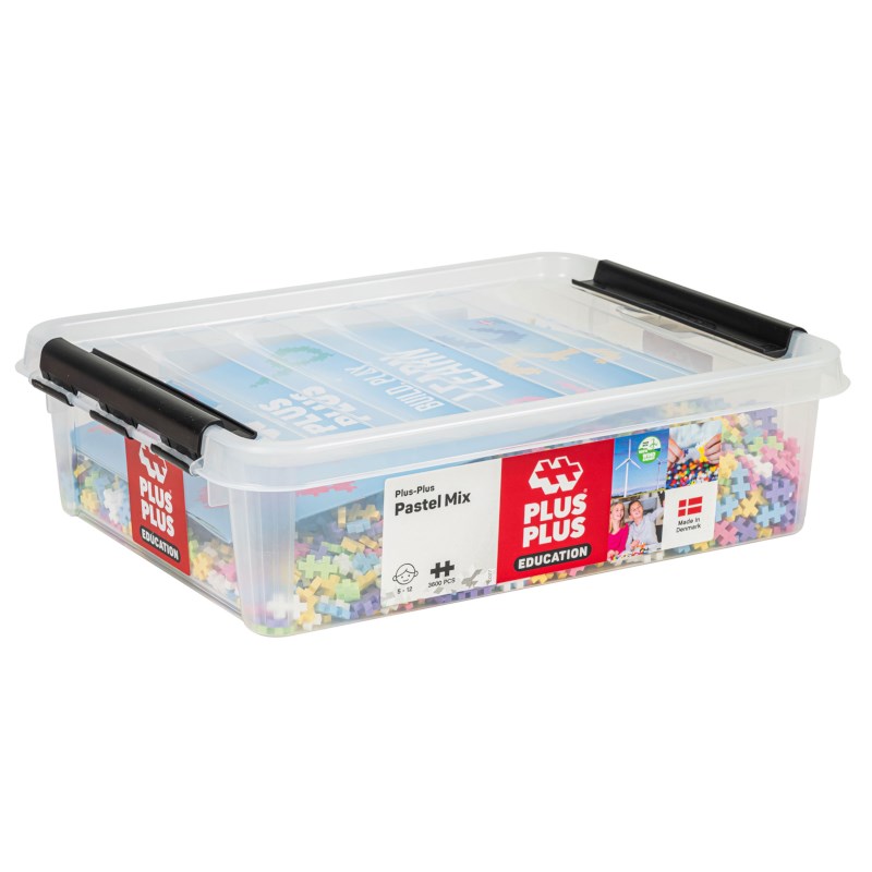 Plus-Plus Education | Mix pastelkleuren | 3600-delig
