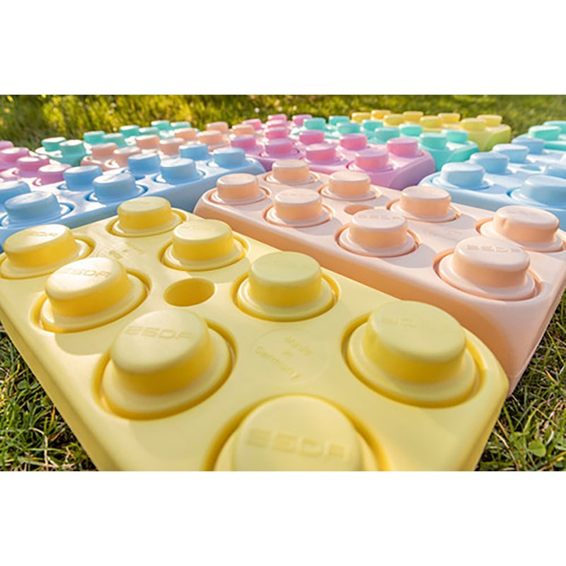 Bouwblokken XL | Blubloxx | Gerecycled | 55-delig