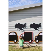 Krijtborden voertuigen | Set à 5 stuks