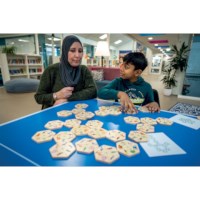 Hexagon - natuur | Educo | Spelkist | WOORDLINK.