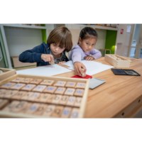 Stempelset alfabet - gesloten letters | Educo | Oefenmateriaal | 27-delig | LETTERLIJK.