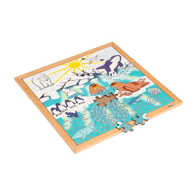 Klimaat - opwarming aarde | Educo | Legpuzzel | 100 puzzelstukken | NATUURLIJK.