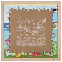 Klimaat - plastic soep | Educo | Legpuzzel | 100 puzzelstukken | NATUURLIJK.