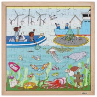 Klimaat - plastic soep | Educo | Legpuzzel | 100 puzzelstukken | NATUURLIJK.