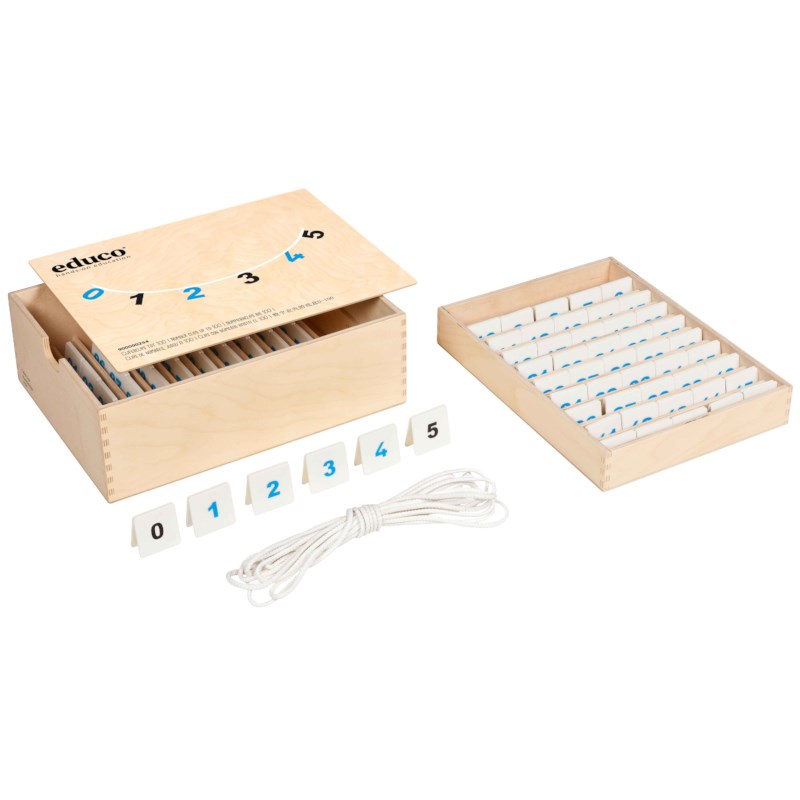 Cijferclips - 0-100 | Educo | Oefenmateriaal | 101-delig | TELREEKS.