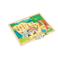 Samen bewegen - in het bos | Educo | Legpuzzel | 102 puzzelstukken | GEZOND.