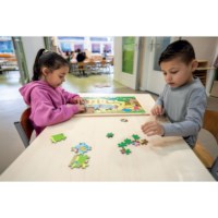 Samen bewegen - in het bos | Educo | Legpuzzel | 102 puzzelstukken | GEZOND.