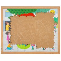 Samen bewegen - op het schoolplein | Educo | Legpuzzel | 102 puzzelstukken | GEZOND.