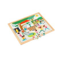 Samen bewegen - op het schoolplein | Educo | Legpuzzel | 102 puzzelstukken | GEZOND.