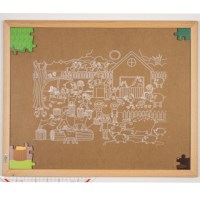 Samen bewegen - op de kinderboerderij | Educo | Legpuzzel | 102 puzzelstukken | GEZOND.