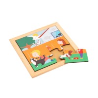 Peuter - de tuin | Educo | Legpuzzel | 6 puzzelstukken | HUMMEL.