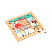 Peuter - de supermarkt | Educo | Legpuzzel | 16 puzzelstukken | HUMMEL.