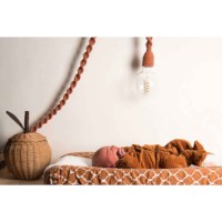 Hoes voor aankleedkussen | Witlof | Once upon a dream | Hazelbrown/offwhite