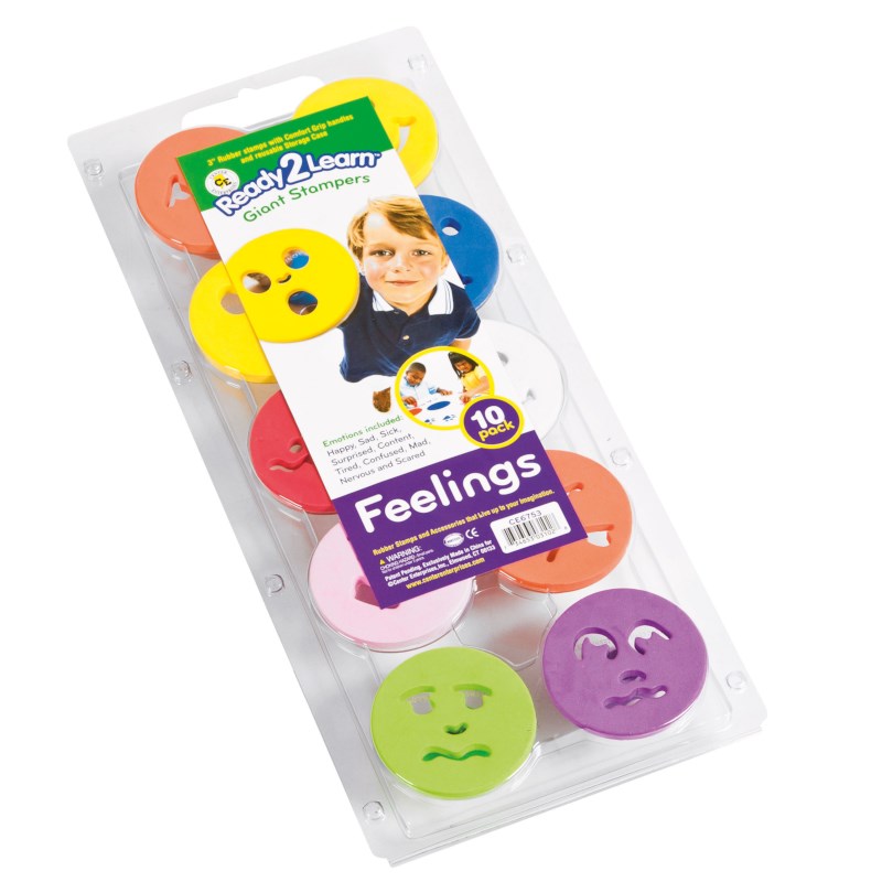 Stempels groot | Emotie | 10 stuks
