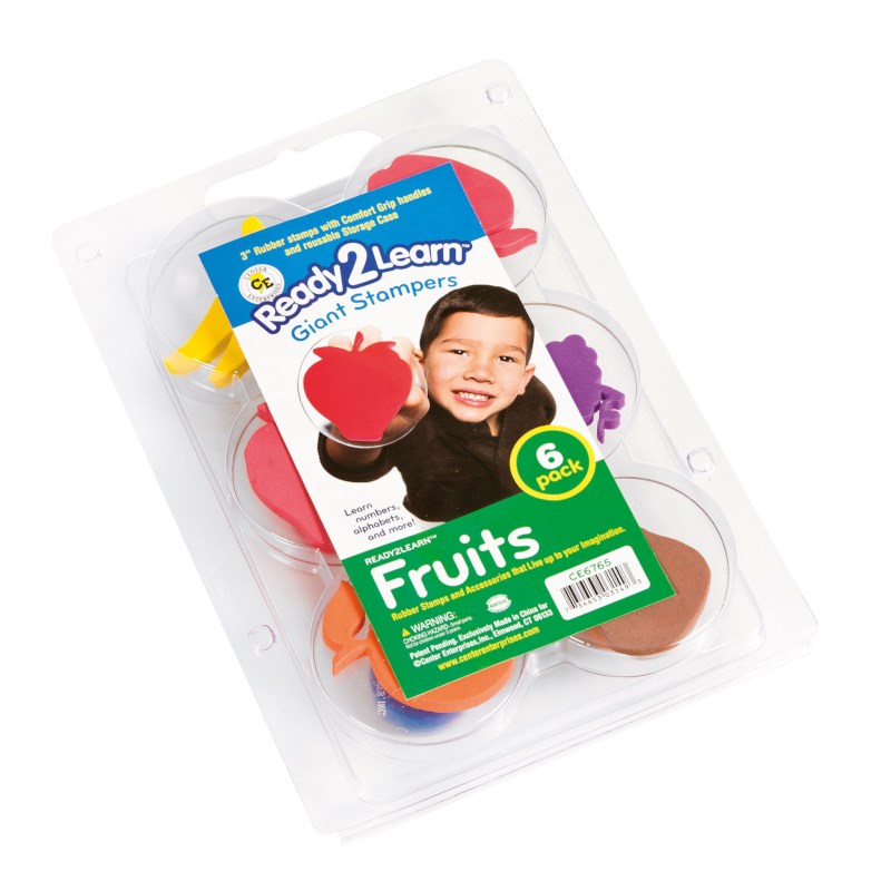 Stempels groot | Fruit | 6 stuks