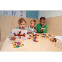 Hexagon - kleuren | Educo | Spelkist | KLEURRIJK.