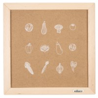 Mijn boodschappentas - groente | Educo | Legpuzzel | Met omkeerstukken | 12 puzzelstukken | KEEROM.