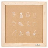 Mijn boodschappentas - fruit | Educo | Legpuzzel | Met omkeerstukken | 12 puzzelstukken | KEEROM.