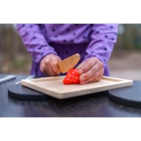 Fruitset - voedselset | Educo | Rollenspelaccessoire | Snijstukken | 8-delig | SPIJS.