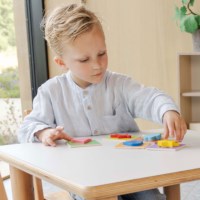 Combineer de vormen | Educo | Speelset | 44 elementen | TOONBEELD.