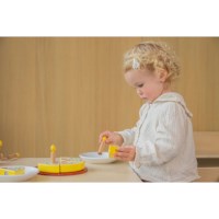 Verjaardagstaartset - voedselset | Educo | Rollenspelaccessoire | Kaarsen | 14-delig | SPIJS.