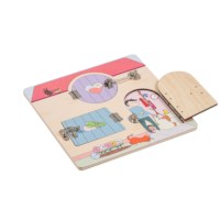 Sleuteldief - slotenbord huis | Educo | Spelbord | KINDERSLOT.