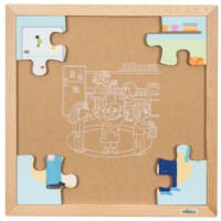 Dagelijkse routine - handen wassen | Educo | Legpuzzel | 16 puzzelstukken | GEZOND.