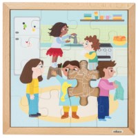 Dagelijkse routine - handen wassen | Educo | Legpuzzel | 16 puzzelstukken | GEZOND.