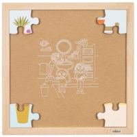 Dagelijkse routine - naar bed | Educo | Legpuzzel | 25 puzzelstukken | GEZOND.