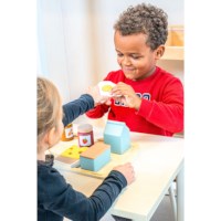 Ontbijtset - voedselset | Educo | Rollenspelaccessoire | Met gerei | 10-delig | SPIJS.